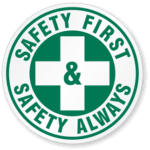 safety first logo at pacific steel and recycling