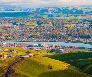 bird's eye view of lewiston