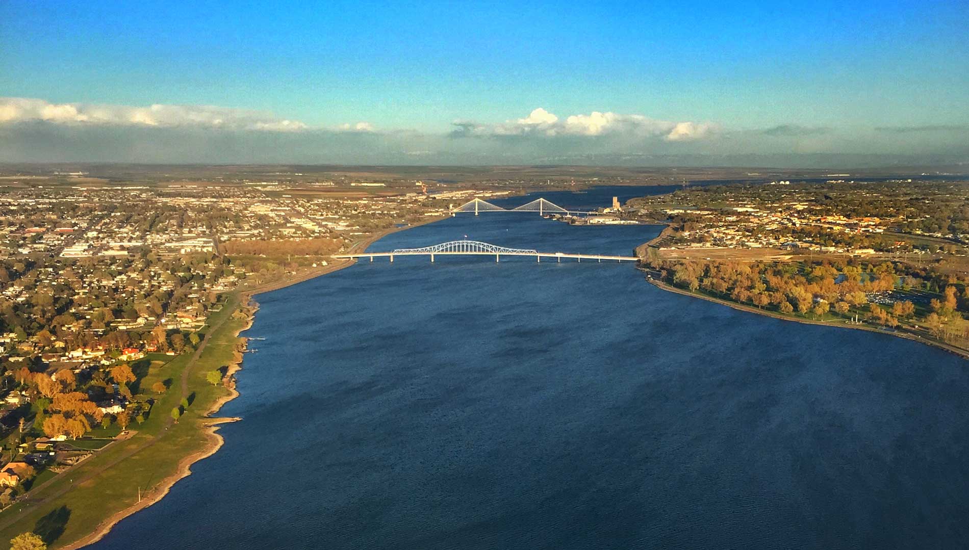 aerial view of Pasco Washington